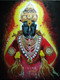 Vitthal god (ART_8249_65222) - Handpainted Art Painting - 12in X 15in