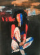 Pensive- A modern art piece (ART_6239_65080) - Handpainted Art Painting - 11in X 15in