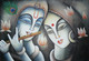 RADHA KRISHNA PAINTING FOR WALL BY ARTOHOLIC (ART_3319_65018) - Handpainted Art Painting - 36in X 24in
