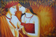 RADHA KRISHNA PAINTING FOR WALL BY ARTOHOLIC (ART_3319_64994) - Handpainted Art Painting - 36in X 24in