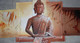 BUDDHA PAINTING VASTU BY ARTOHOLIC (ART_3319_64947) - Handpainted Art Painting - 68in X 36in