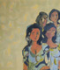 Untitled (ART_8426_64649) - Handpainted Art Painting - 14in X 16in