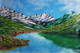 Mountains (ART_8466_64661) - Handpainted Art Painting - 36in X 23in