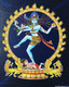 Shiva Nataraj (ART_8370_65242) - Handpainted Art Painting - 24in X 30in