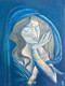 MEERA - (SJAC330) (ART_5750_65361) - Handpainted Art Painting - 14in X 20in