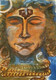 Meditating Shiva (ART_8494_65275) - Handpainted Art Painting - 6in X 12in