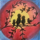 Happy Family (ART_8494_65279) - Handpainted Art Painting - 4in X 4in