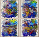 SET OF 4 PAINTINGS- Missmessyartist - COLORBOMB 03 - Colorful Abstract Art (ART_1538_65843) - Handpainted Art Painting - 20in X 32in