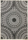 Full page black and white mandala (ART_8523_65795) - Handpainted Art Painting - 12in X 17in