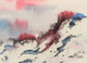 Mountain Peak 05 (ART_8495_65801) - Handpainted Art Painting - 14in X 10in