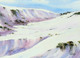 Snow Light 01 (ART_8495_65776) - Handpainted Art Painting - 14in X 10in