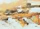 Earthen Walk 02 (ART_8495_65893) - Handpainted Art Painting - 14in X 10in
