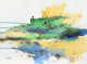 Green Explorations 07 (ART_8495_66020) - Handpainted Art Painting - 14in X 10in