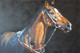 ¬ìA Knight in the Shinning Armour -  The Brown Horse¬î (ART_8543_66076) - Handpainted Art Painting - 53in X 35in