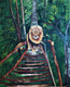 LION (ART_7433_53426) - Handpainted Art Painting - 24in X 36in