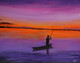 Purple Sky (ART_7844_66162) - Handpainted Art Painting - 20in X 16in