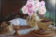 Morning Glory (ART_8378_66307) - Handpainted Art Painting - 20in X 16in