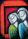 Radha Krishna  (ART_8536_65929) - Handpainted Art Painting - 11in X 16in