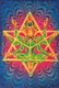 Mandala meditation Fluorescent painting (ART_7555_66428) - Handpainted Art Painting - 40in X 60in