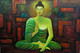 Mahanirvana 11 - 36in X 24in,RAJVEN14_3624,Acrylic Colors,Peace,Buddha,Shanti,Meditation,Buddhism - Buy Paintings online in India