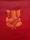 Ganesha (ART_3512_66648) - Handpainted Art Painting - 8in X 8in