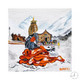 Religious Kedarnath art (ART_8557_66771) - Handpainted Art Painting - 6in X 6in