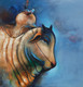 Rural Life (ART_8437_66743) - Handpainted Art Painting - 24 in X 24in