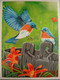 Love birds  (ART_8397_66101) - Handpainted Art Painting - 12in X 16in