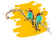 Bee-Eater Birds 3 (PRT_7809_66964) - Canvas Art Print - 32in X 22in
