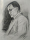 Dr. B.R. Ambedkar - charcoal sketch (ART_8307_64162) - Handpainted Art Painting - 12in X 17in