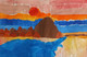Beautiful Sunset - Abstract Collage Artwork (PRT_8429_65173) - Canvas Art Print - 14in X 18in