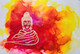 Serene Buddha (ART_8521_67446) - Handpainted Art Painting - 18in X 12in