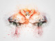 Bird Pink Flamingo  (PRT_7809_67463) - Canvas Art Print - 26in X 20in