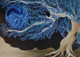 Blue World (ART_5743_67599) - Handpainted Art Painting - 30in X 20in