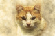 Cat Animal (PRT_7809_67811) - Canvas Art Print - 24in X 16in