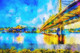 Bridge_River (PRT_7809_67647) - Canvas Art Print - 27in X 17in