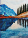 Reflections (ART_8629_67982) - Handpainted Art Painting - 12in X 17in