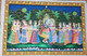 Krishna Painting On Cloth Wall Decor Painting (ART_7555_68052) - Handpainted Art Painting - 36in X 24in