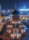 City Cathedral Religion Skyscraper Architecture (PRT_7809_68027) - Canvas Art Print - 22in X 30in