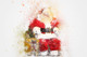 Christmas_Santa_Claus (PRT_7809_68021) - Canvas Art Print - 24in X 16in