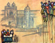 Pushkar (ART_7129_68118) - Handpainted Art Painting - 32in X 25in