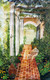 The Open Balcony Garden  (ART_8657_68090) - Handpainted Art Painting - 18in X 27in