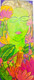 THE ENGLITHENED BUDDHA IN MEDITATIVE POSE (ART_8661_68132) - Handpainted Art Painting - 10in X 24in