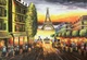 Iefill tower painting  (ART_6706_68275) - Handpainted Art Painting - 36in X 24in