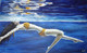 Hottest swim wear (ART_8672_68241) - Handpainted Art Painting - 19in X 12in