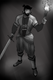 Man with fire on stick  (PRT_8668_68447) - Canvas Art Print - 20in X 20in
