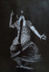 Classical Dancer (ART_1806_68483) - Handpainted Art Painting - 21 in X 28in
