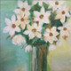 Flowers (ART_8519_68462) - Handpainted Art Painting - 10in X 12in