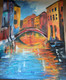 Venice painting (ART_8690_68638) - Handpainted Art Painting - 16in X 21in