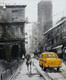 Kolkata (ART_8302_68743) - Handpainted Art Painting - 20in X 24in